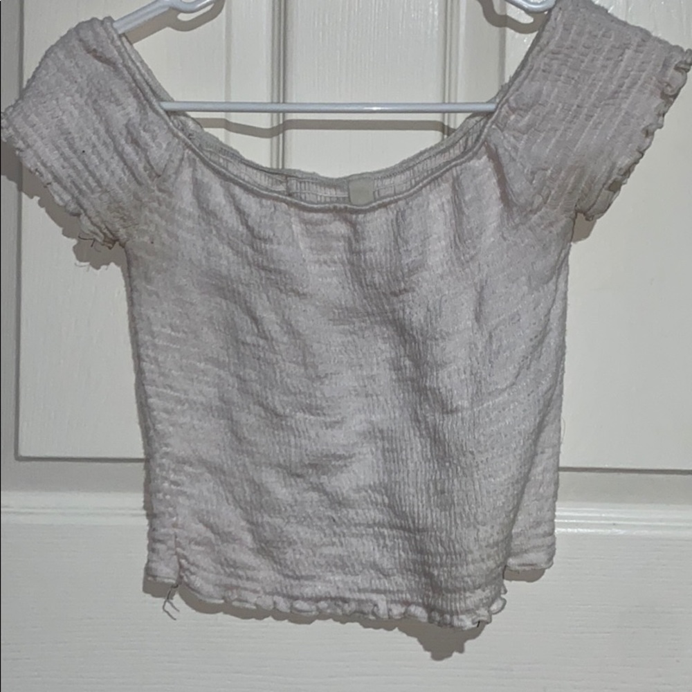 Off the shoulder stretchy top
